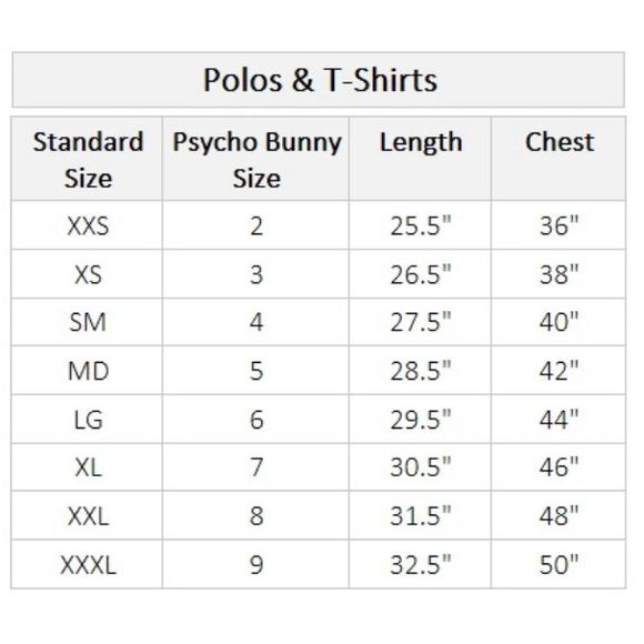 Psycho Bunny Navy Mens Classic Polo Size 6 Large - Picture 4 of 5